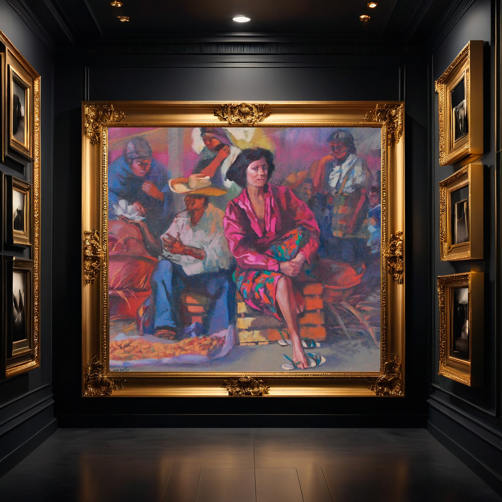 Pintura al óleo de Enrique Zapata